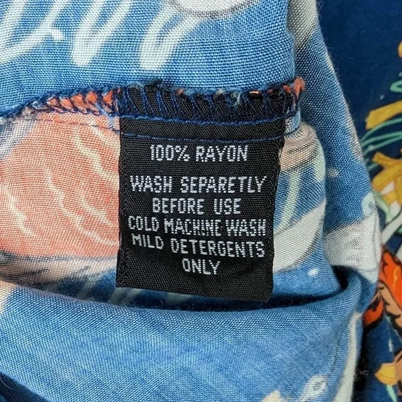 MAMBO LOUD RARE VINTAGE SHIRT ‘FISH N CHIPS’ BY PAUL MCNEIL - Youth Size 12 - Picture 6 of 8